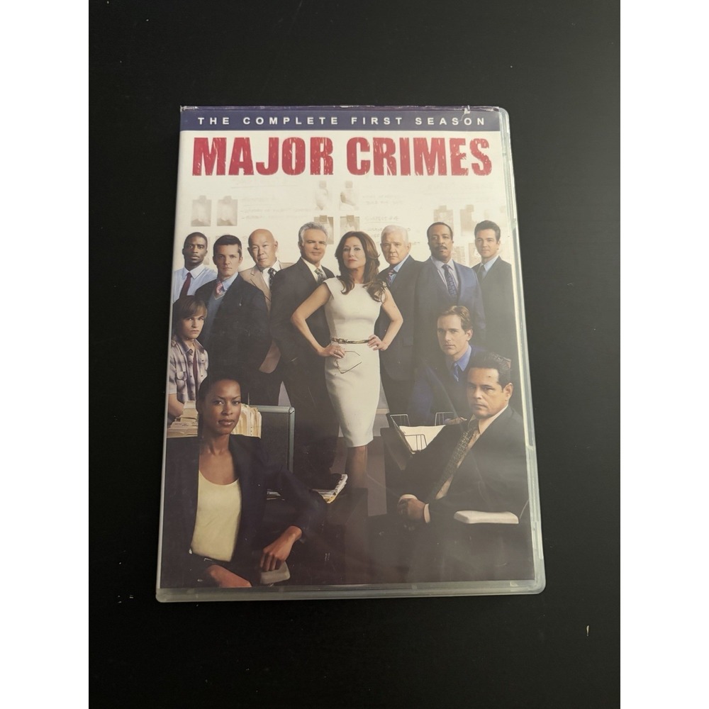 Major Crimes: The Complete First Season (DVD,‎ 2012) TV Series 3 Disc Set